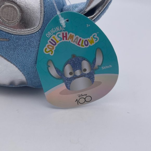 Squishmallow Kellytoy Plush Disney 100 Anniversary Stitch 5" New with Tag - Picture 3 of 6